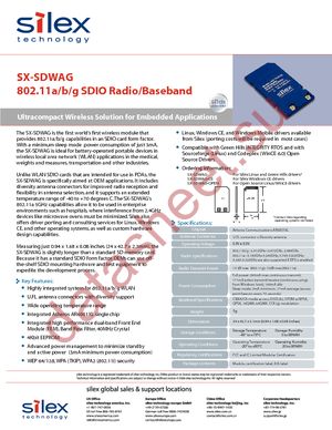 SX-SDWAG-US-GP datasheet  